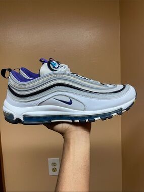 Nike Air Max 97 Men’s Running Sneakers Kaomoji Size 12 DD9598-100